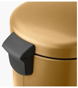 Coș de gunoi auriu cu pedală din oțel 30 l NewIcon – Brabantia