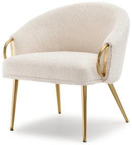Fotoliu Carma F (crem + auriu). Promo -8%. 1109982