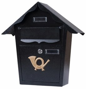 Cutie poștală din oțel Raven, antracit