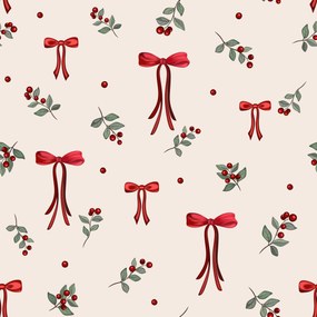 Lenjerie de pat din policoton HOLLY BOWS POLY colorata Dimensiune lenjerie de pat: 70 x 90 cm | 140 x 200 cm