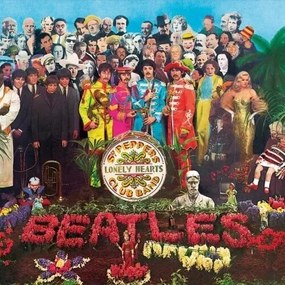 Placă metalică The Beatles - Sgt Pepper