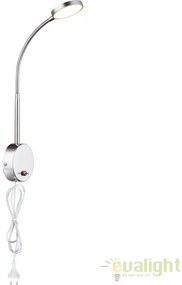 Aplica de perete LED design modern cu brat flexibil PEGASI 24103W GL