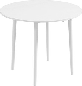 HOMCOM Masă Pliantă Modernă cu Extensii Laterale pentru Bucătărie și Living, din PAL, Ø89 x 73,5 cm | Aosom Romania