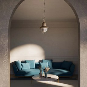 Lustra stil nautic din alama si sticla Al Mare