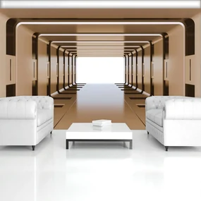 Fototapet - 3D tunel (254x184 cm), în 8 de alte dimensiuni noi