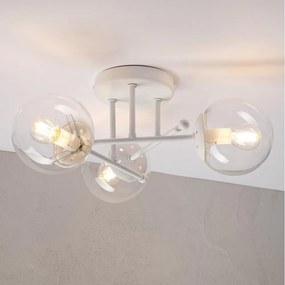 Lustru aplicat MALENA 3xE14/5W/230V alb/transparent
