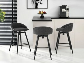 Scaun Ignis (grafit închis + negru). 1110699