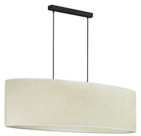 Lustră pe cablu Duolla OVAL 2xE27/15W/230V gri