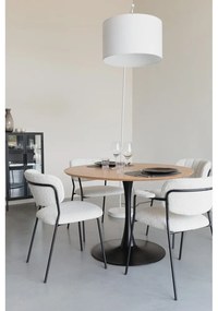 Lampadar alb cu abajur textil (înălțime 220 cm) Martine – White Label