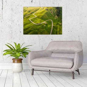 Tablou pe sticlă - Platoul Meadow (70x50 cm)