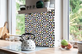 Plăci de vinil Motiv geometric colorat