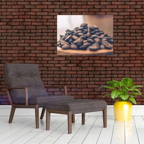 Tablou pe sticlă cu cafea (70x50 cm)