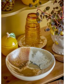 Boluri mici crem 4 buc. din gresie 625 ml Lacey – Bloomingville