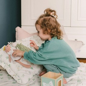 Set din bumbac pentru pilota si perna de patut cu umplutura FAIRYLAND, mar. M