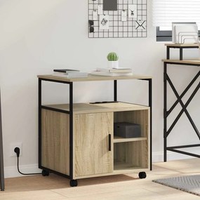 vidaXL Dulap de birou Stejar sonoma 61 x 46 x 67 cm Lemn compozit
