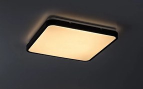 Plafoniera LED baie IP44 Alenzo 42x42cm negru/alb