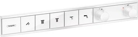 Baterie cada - dus incastrata Hansgrohe RainSelect termostatata alb mat 5 functii