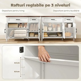 HOMCOM bufet dulap jos pentru depozitare | Aosom Romania