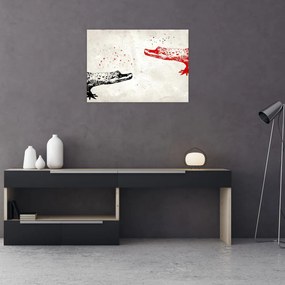Tablou - Crocodili (70x50 cm)