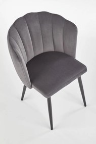 Scaun K386 velvet gri