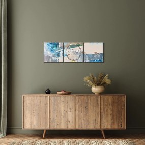 Tablou - Abstract (cu ceas) (90x30 cm)