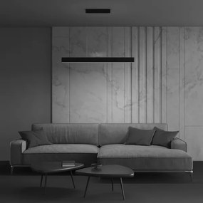 Lustră LED pe cablu Maytoni P010PL-L30B4K STEP LED/30W/230V 4000K 118,5 cm negru