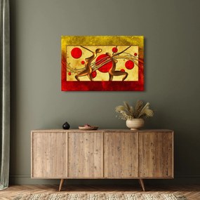 Tablou abstract cu două femei (90x60 cm)