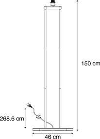 Lampă de podea modernă bej - Thijmen