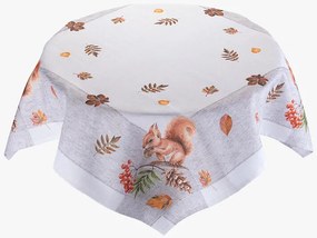 Față de masă centrală cu imprimeu VEVERIȚĂ 85 x 85 cm