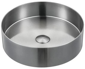 Sapho - Lavoar pentru blat AURUM Ø 38 cm, inox periat