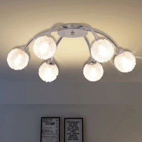 vidaXL Lustră cu 6 becuri LED G9 240 W