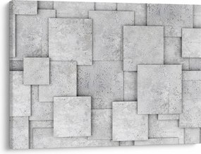Tablou - Abstracție cu faianță de beton (70x50 cm)