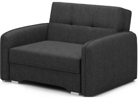 Fotoliu extensibil LAINE, negru
