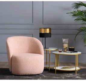 Lampă de masă HILTON 1xE27/25W/230V alamă/neagră