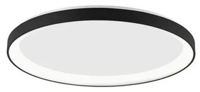 Plafoniera LED moderna design slim 48cm PERTINO negru NVL-9853674