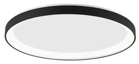 Plafoniera LED moderna design slim Ã48cm PERTINO negru NVL-9853674