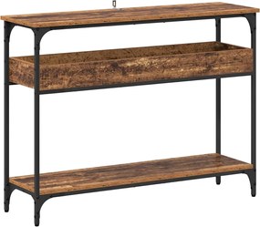 vidaXL Masă de consolă Lemn vechi 100 x 29 x 75 cm Lemn compozit