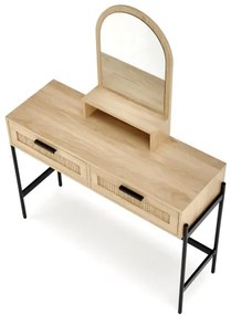 Măsuță de toaletă CARMEN 136x104 cm bej/negru