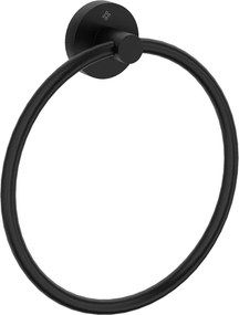 🛁 Suport pentru prosoape JASMIN, montaj pe perete, finisaj nero mat – Cod ADJ_N611