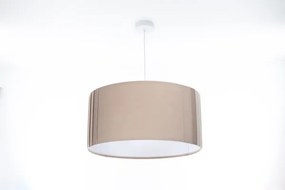 Lustră pe cablu STRIPES, 1xE27/60W/230V, Ø 60 cm, bej