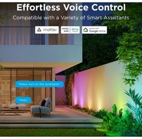 Proiector LED RGBWW dimabil Govee LED/12W/230V IP67 2700-6500K Wi-Fi