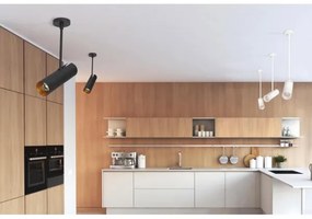 Azzardo AZ3521 - Lustră pe tijă LENS 2xGU10/35W/230V