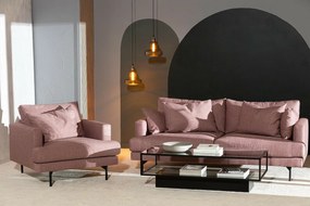 Set mobilier tapițat Seattle T105 RozeRoze, Tapiterie, Picioare: Metal