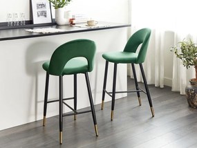 Set 2 buc scaun tip bar Fabian (verde). 1078842