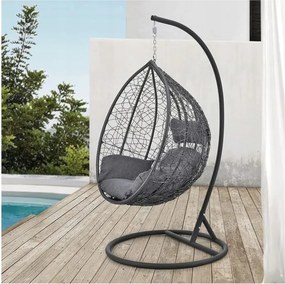 OFERTA Fotoliu suspendat antracit KOKON fara suport calitatea a II-a