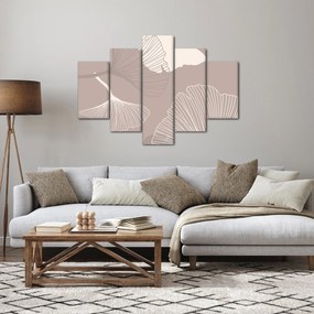 Tablou - Frunze bej N⁰1 (150x105 cm)
