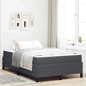 vidaXL Cadru de pat Altele Gri închis 120 x 200 cm Țesătură de catifea