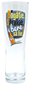 Pahar pentru bere BOGĂȚIE, SĂRĂKIE 600ml