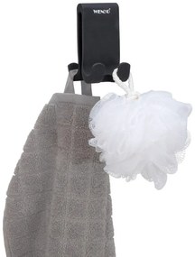 Cuier dublu din silicon Wenko Verna, negru