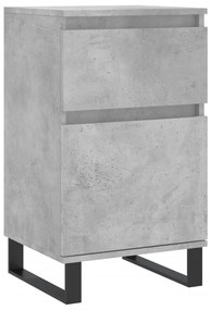 vidaXL Servantă, gri beton, 40x35x70 cm, lemn prelucrat